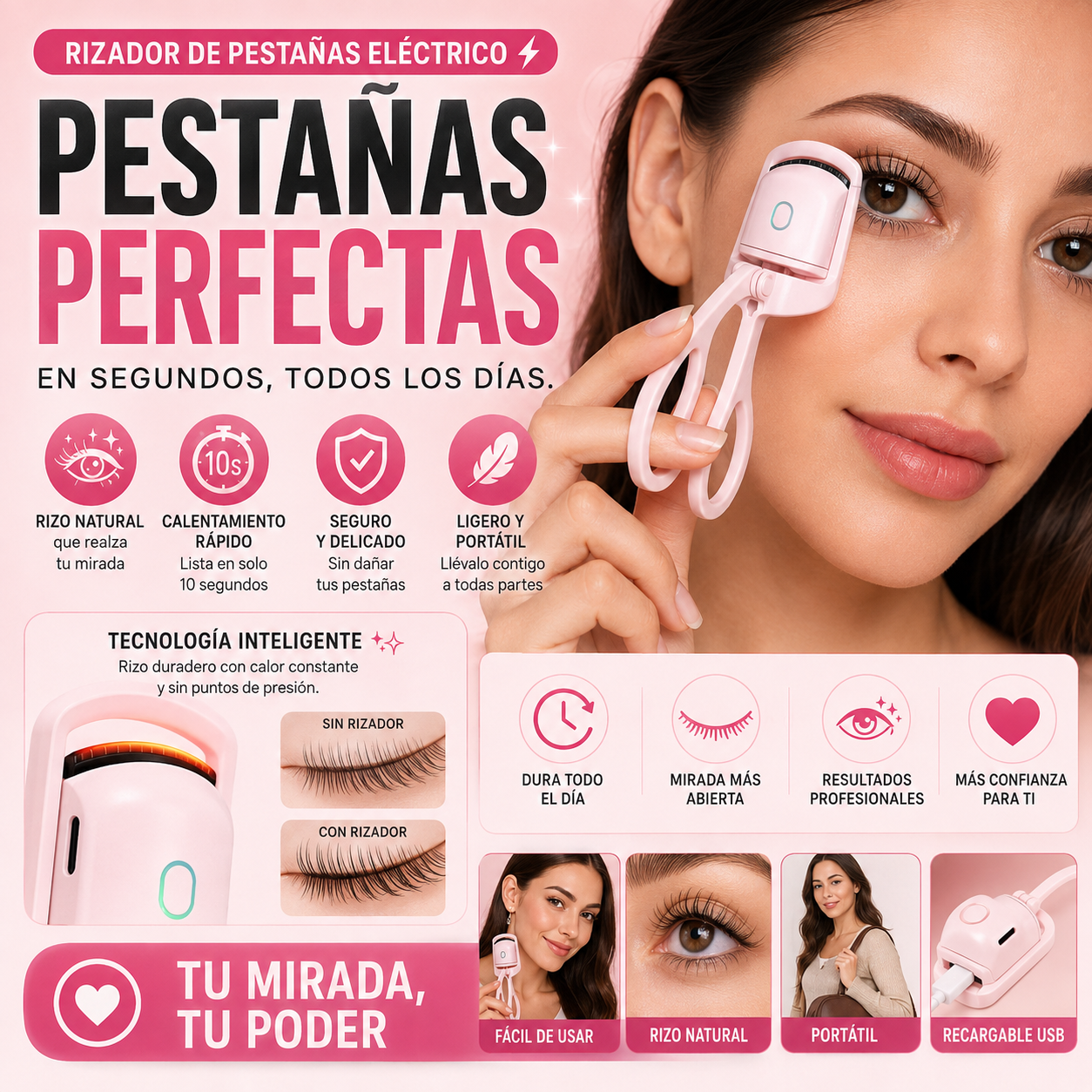 Pestañas perfectas siempre