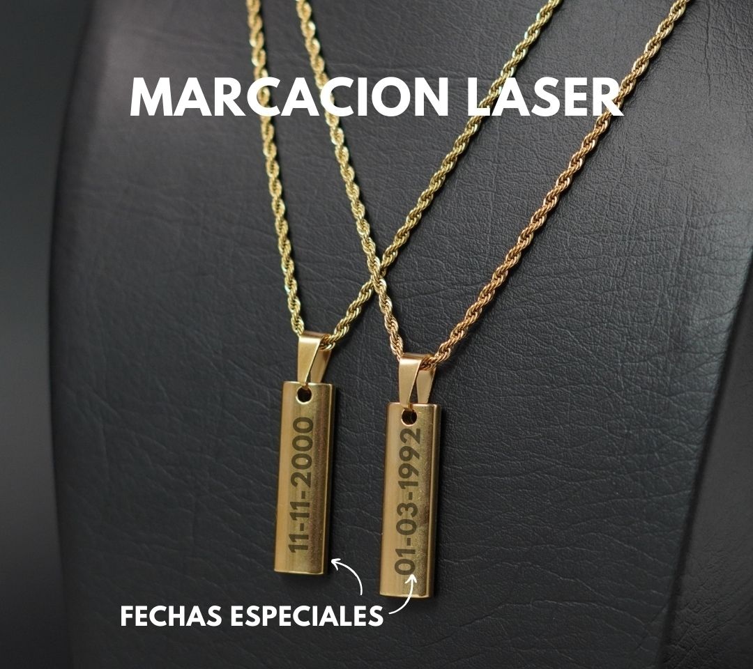 Cadena Con Lingote Personalizado