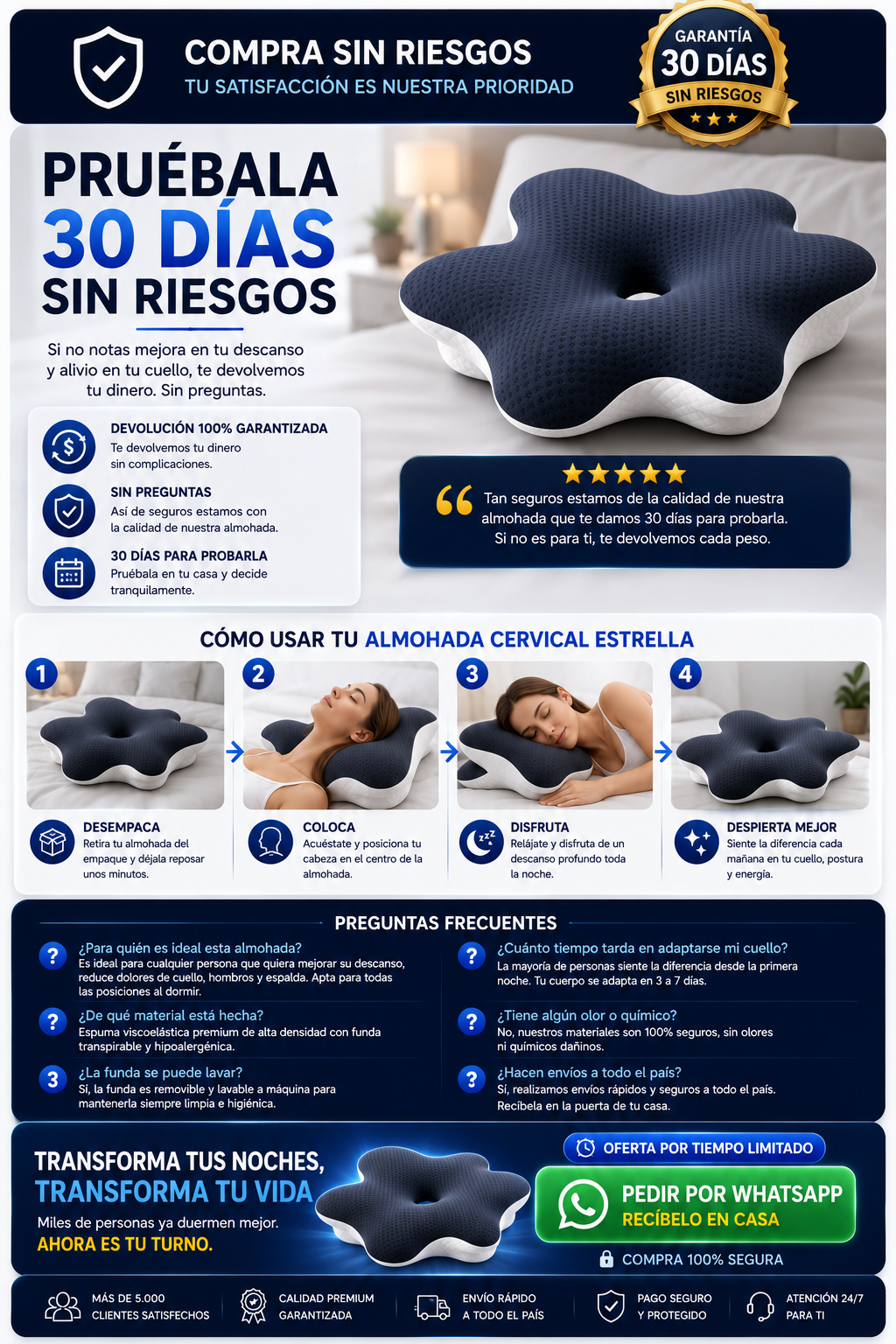 Almohada Cervical Ortopedica Estrella — sección 12