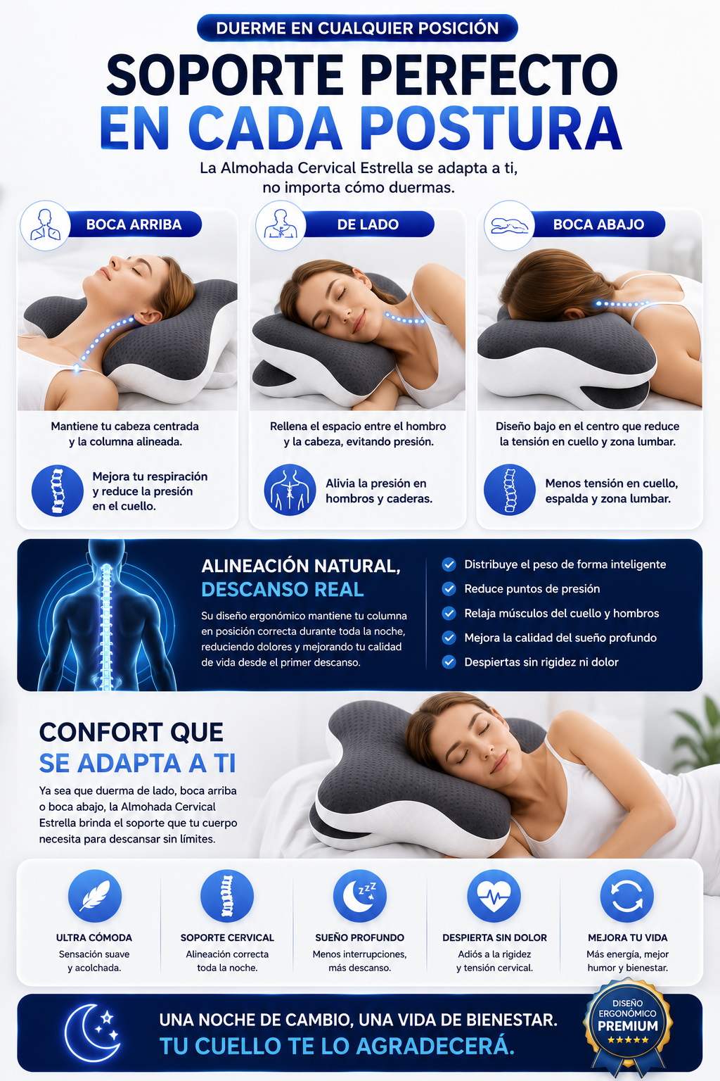 Almohada Cervical Ortopedica Estrella — sección 8