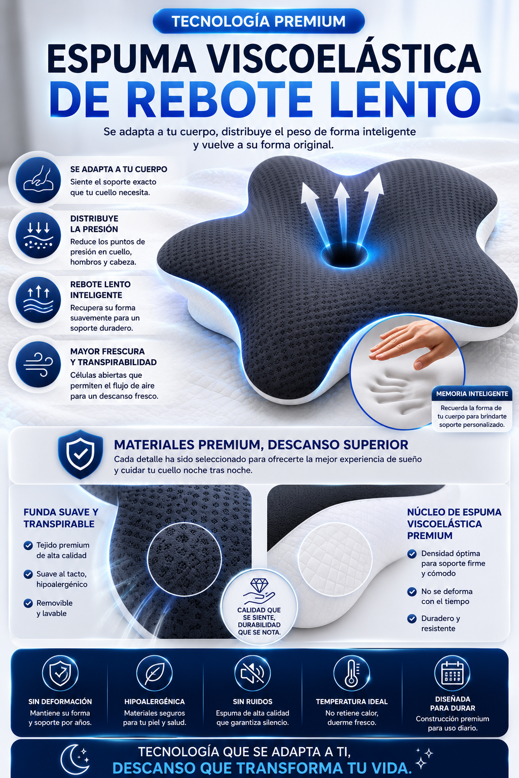 Almohada Cervical Ortopedica Estrella — sección 9