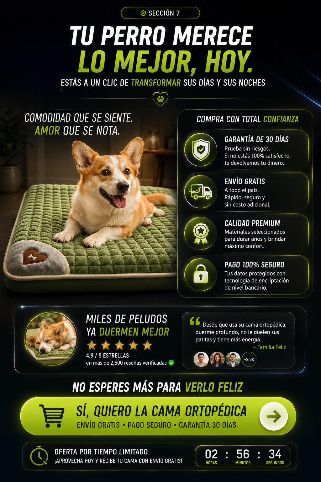 Cama Ortopédica para mascotas — sección 8