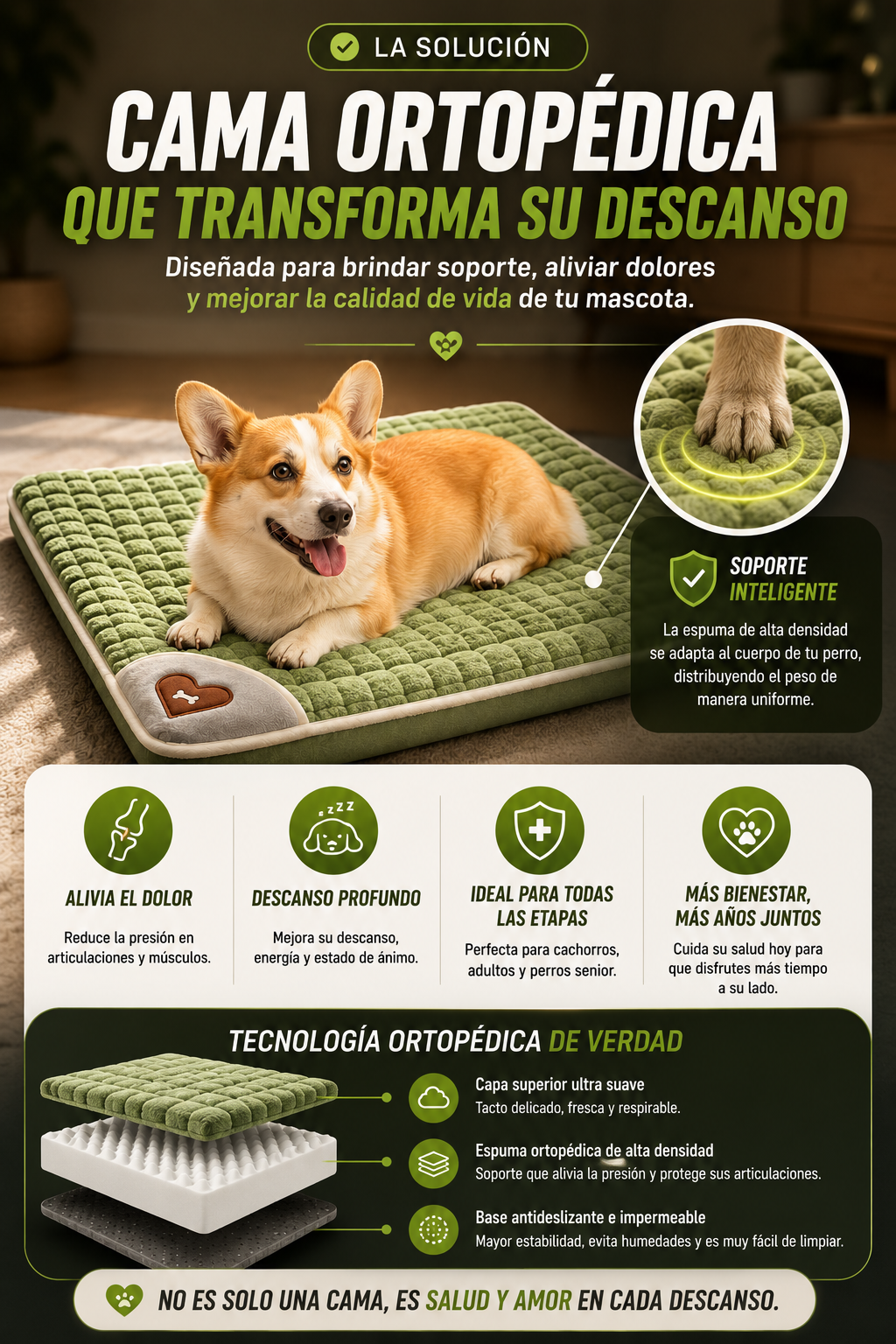 Cama Ortopédica para mascotas — sección 4