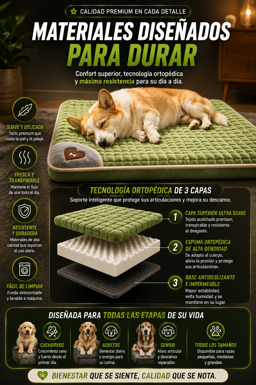 Cama Ortopédica para mascotas — sección 7
