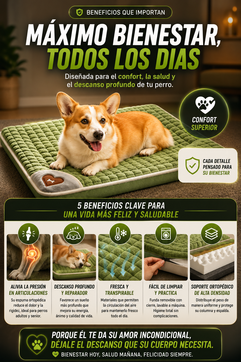 Cama Ortopédica para mascotas — sección 5