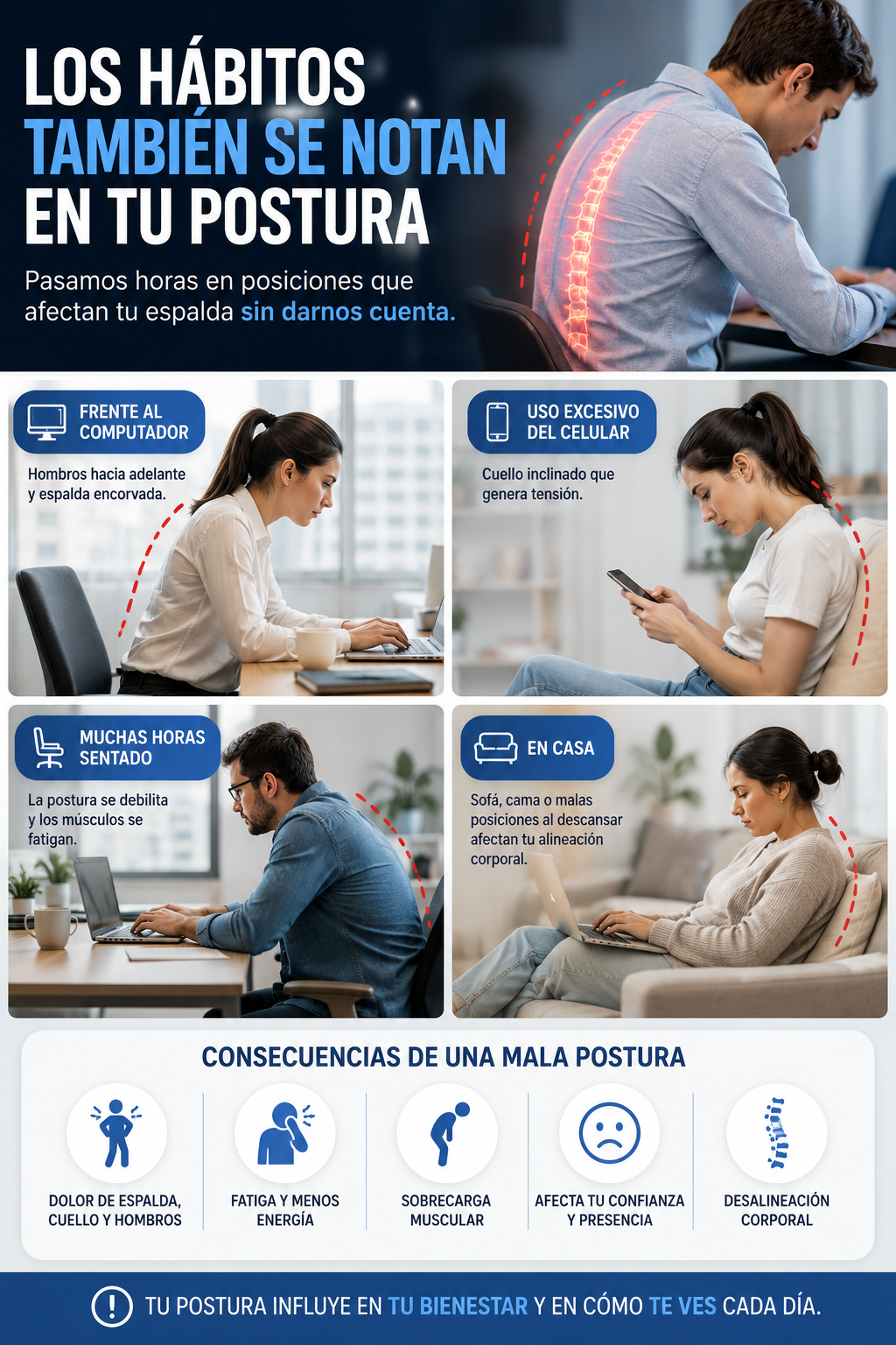 Corrector de Postura con Soporte Vertebral — sección 3
