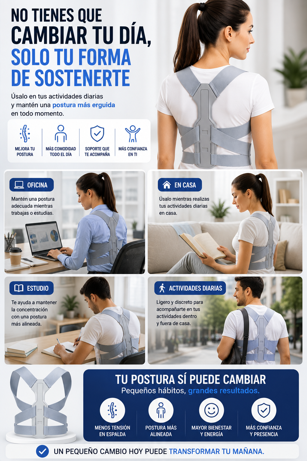 Corrector de Postura con Soporte Vertebral — sección 7