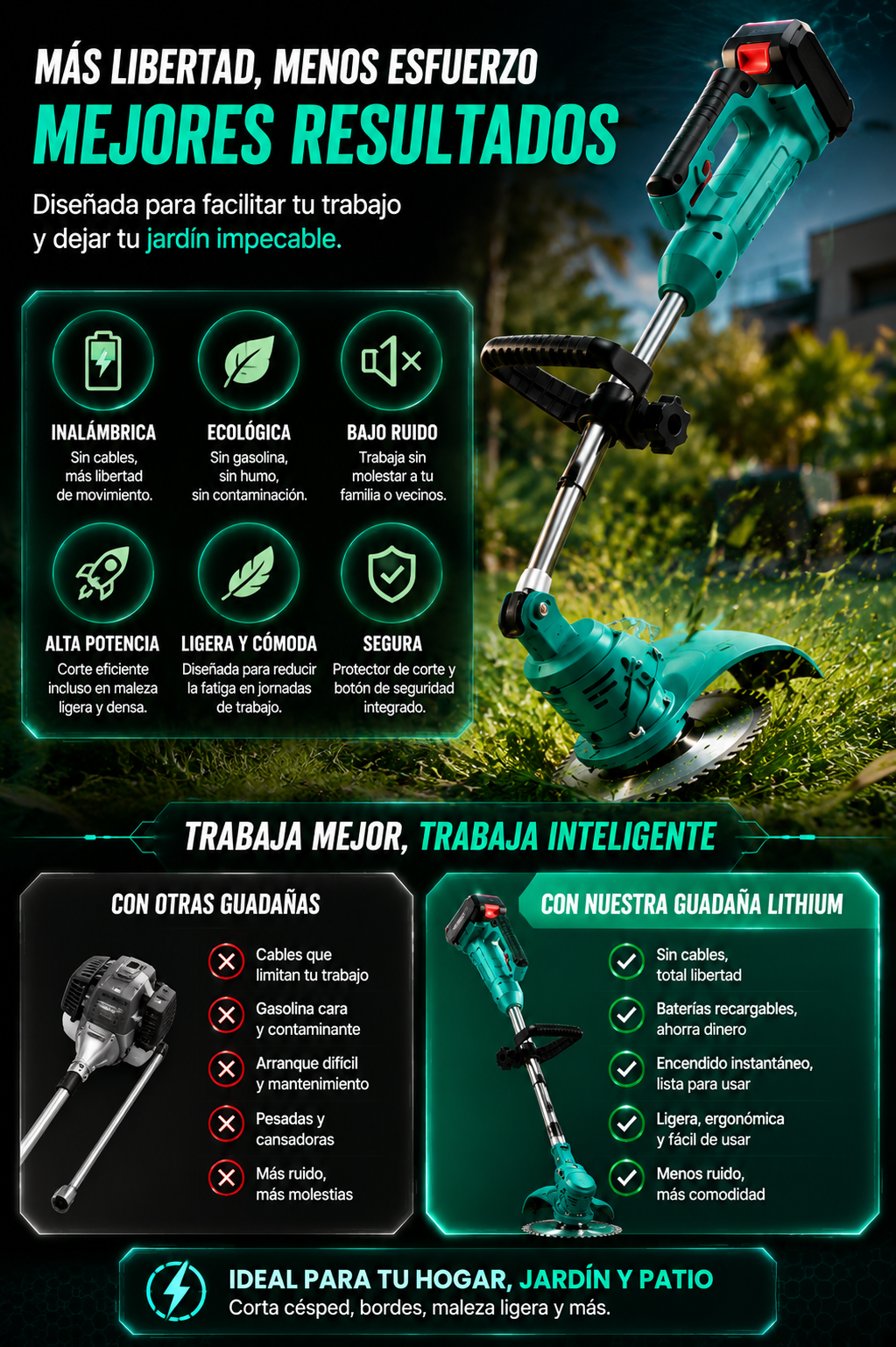 Guadaña Lithium — sección 3