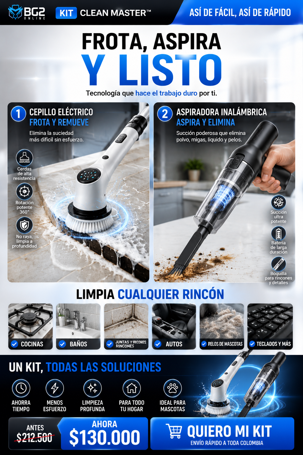 KIT Clean Master — sección 3