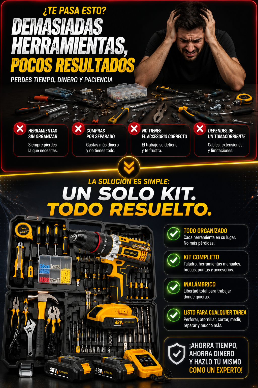 Kit de Taladro 813 con Mandril Metálico — sección 3