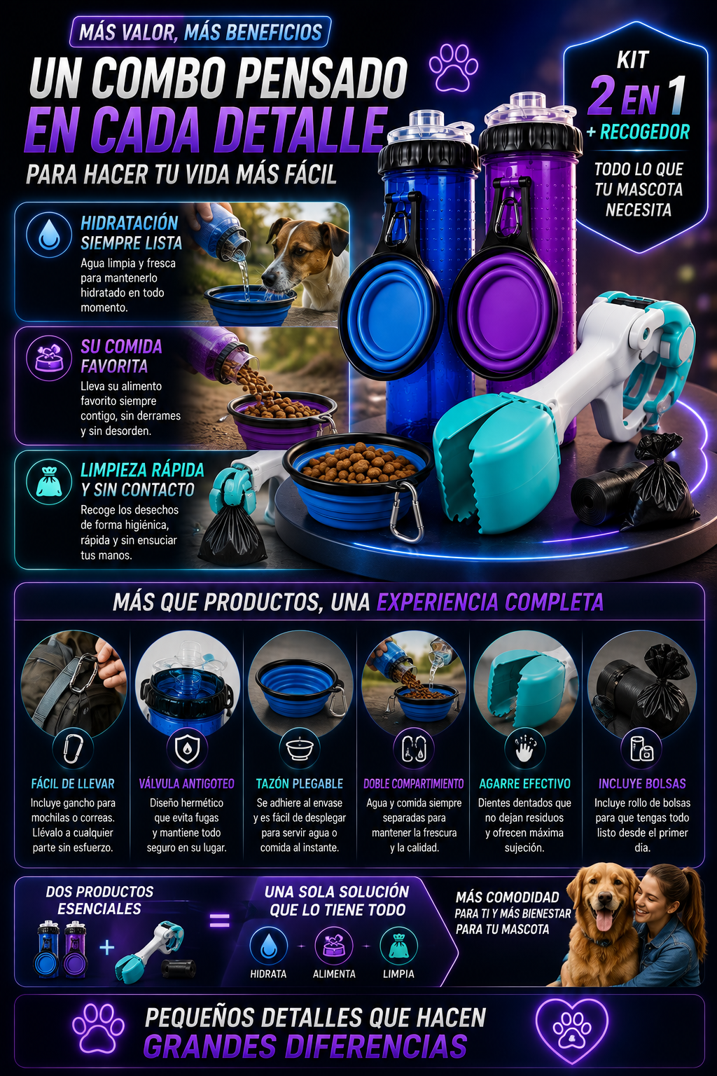Kit para mascotas 3 en 1 — sección 6