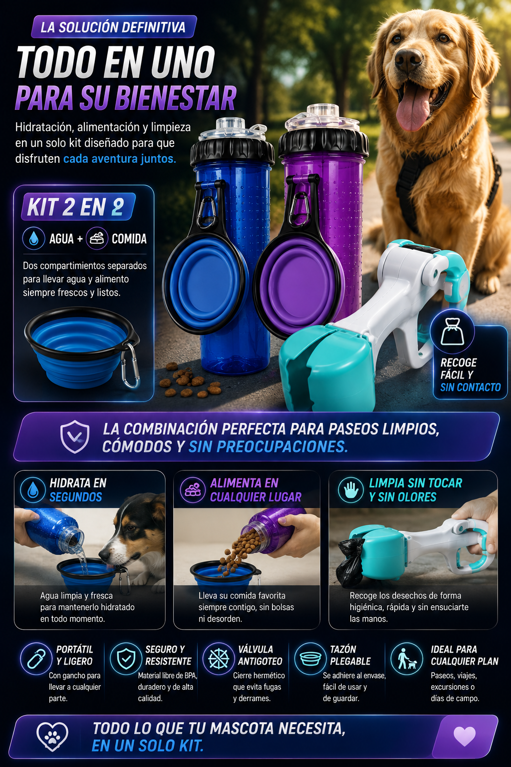 Kit para mascotas 3 en 1 — sección 4