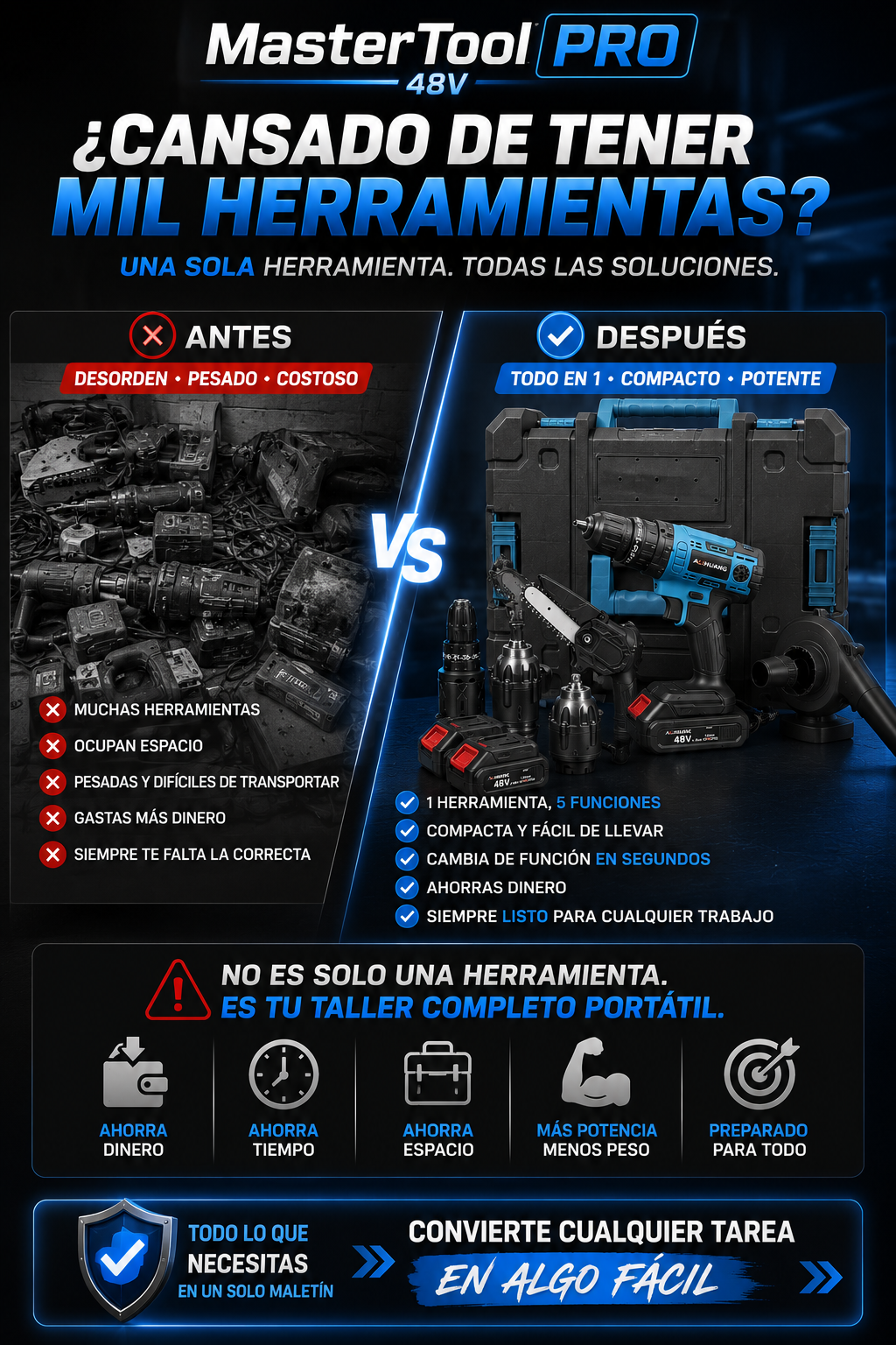 MasterTool 48V PRO — sección 3