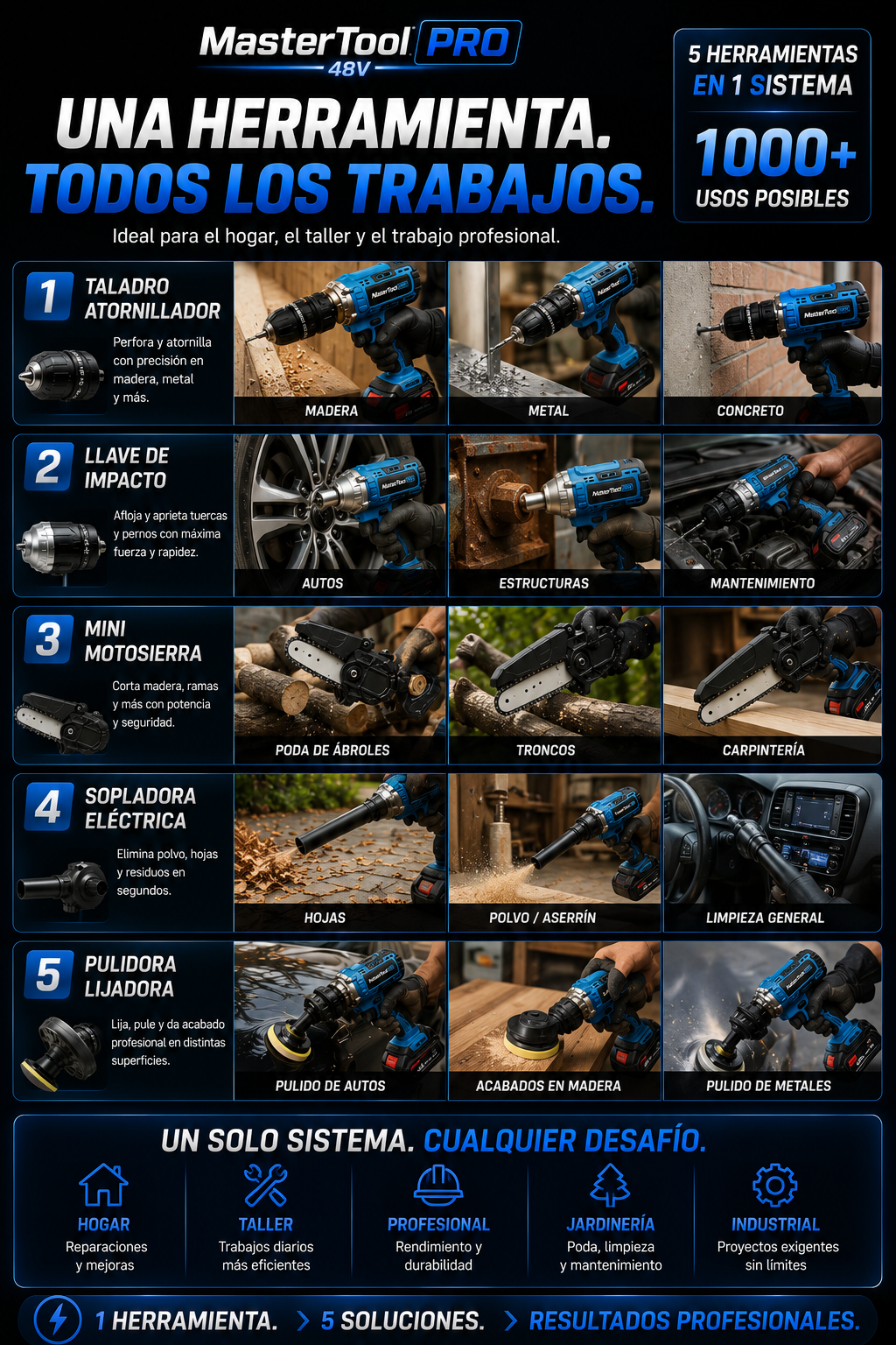 MasterTool 48V PRO — sección 6