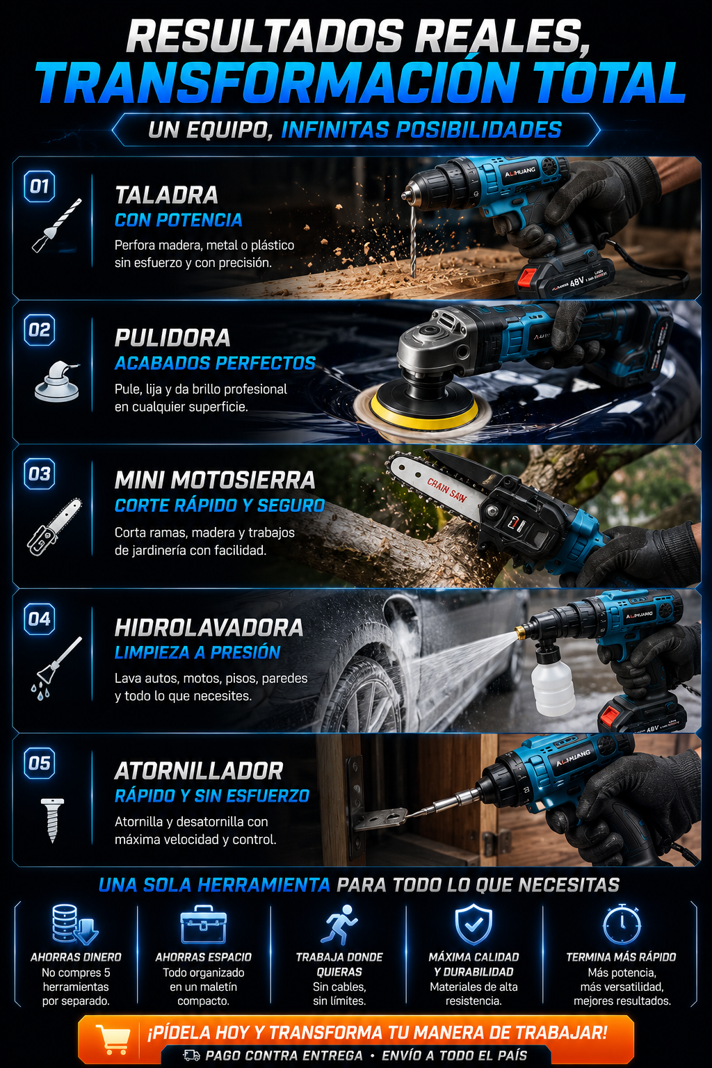 MasterTool + HIDROLAVADORA 48V PRO — sección 9