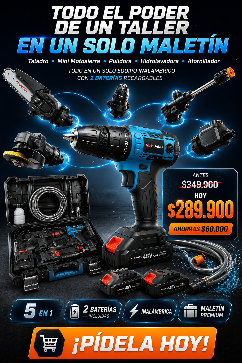 MasterTool + HIDROLAVADORA 48V PRO — sección 1