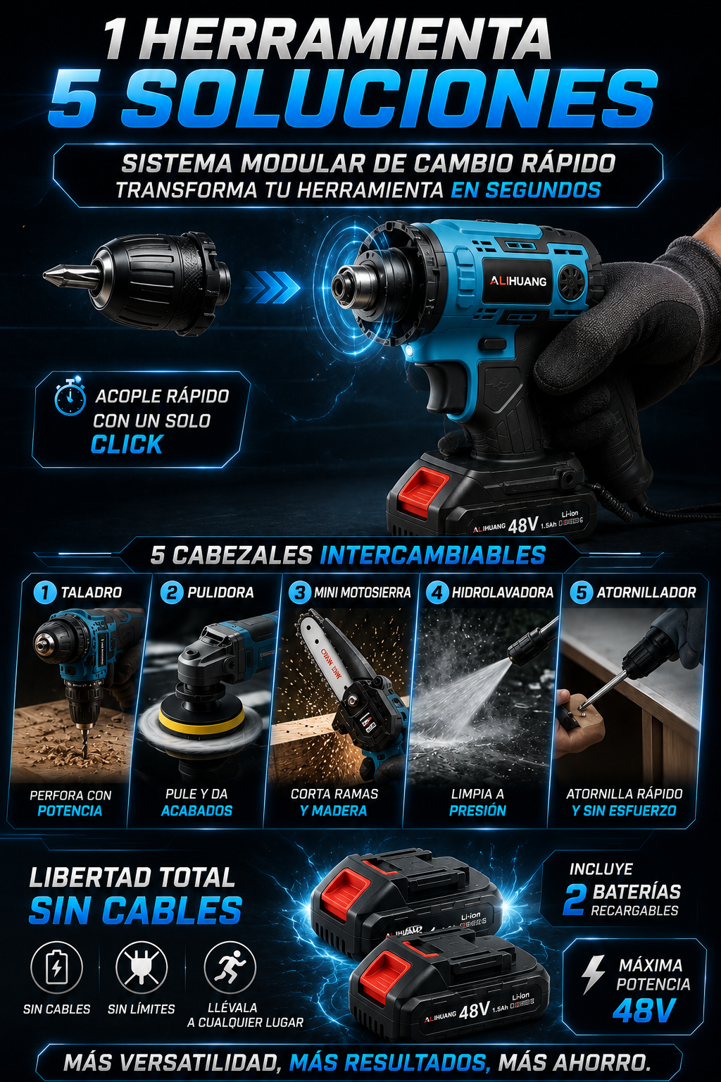MasterTool + HIDROLAVADORA 48V PRO — sección 4