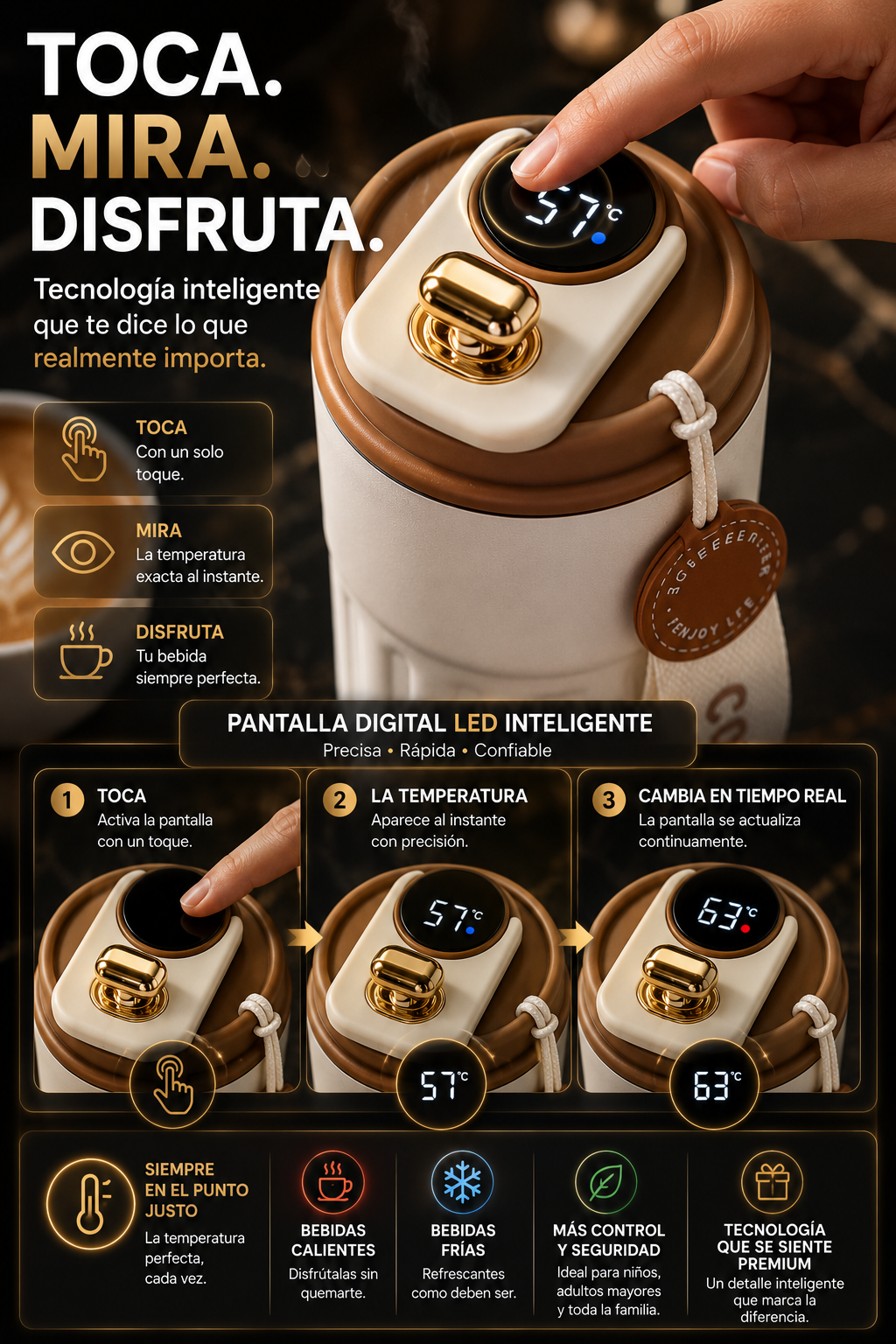 Termo Digital Inteligente 450 ml — sección 4